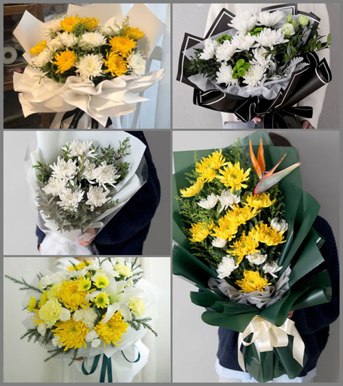 广东揭阳市榕城区梅云街道潮东村白事花束代送